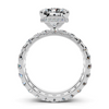 Celeste Radiant Hidden Halo Bridal Set