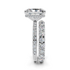 Celeste Radiant Hidden Halo Bridal Set