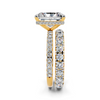 Celeste Radiant Hidden Halo Bridal Set