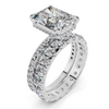 Celeste Radiant Hidden Halo Bridal Set