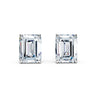 Emerald Cut Diamond Stud Earrings