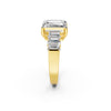 Royal Emerald Baguette Ring