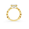 Emerald Cut Step Stone Ring Setting