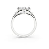 Split Shank Double Claw Solitaire Setting