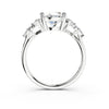 Celeste Oval Three-Stone Ring