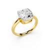Cushion Cut Solitaire Diamond Ring