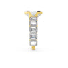 Emerald Cut Step Stone Ring Setting