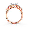 Celeste Oval Three-Stone Ring