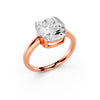 Cushion Cut Solitaire Diamond Ring