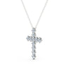Round Diamond Cross Pendant