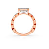 Emerald Cut Step Stone Ring Setting