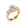 Royal Emerald Baguette Ring