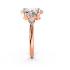 Celeste Oval Three-Stone Ring