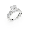 Emerald Cut Step Stone Ring Setting