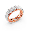 Heart Diamond Eternity Band Ring
