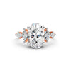 Celeste Oval Three-Stone Ring