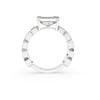 Emerald Cut Step Stone Ring Setting