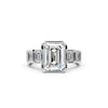 Emerald Cut Step Stone Ring Setting
