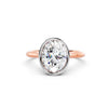 Oval Bezel Solitaire Ring Setting