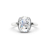 Cushion Cut Solitaire Diamond Ring