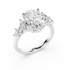 Celeste Oval Three-Stone Ring