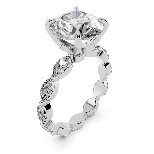 Aurielle Round Diamond Eternity Ring