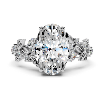 Elara Botanical Oval Setting