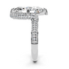 Celeste Oval Halo Setting