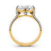 Celeste Oval Halo Setting