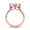 Celeste Oval Halo Setting