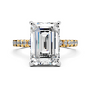 Celeste Emerald Pavé Setting