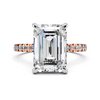 Celeste Emerald Pavé Setting