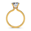 Celeste Emerald Pavé Setting