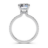 Celeste Emerald Pavé Setting