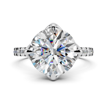 Elara Round Solitaire Setting