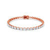 Oval Diamond Tennis Bracelet