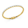 Oval Diamond Tennis Bracelet