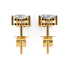 Heart & Pear Diamond Drop Earrings