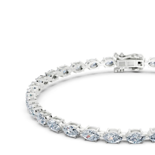 Marquise Diamond Tennis Bracelet