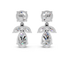 Multi-Shape Diamond Drop Earrings
