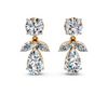 Multi-Shape Diamond Drop Earrings