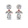 Multi-Shape Diamond Drop Earrings