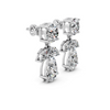 Multi-Shape Diamond Drop Earrings