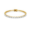 Oval Diamond Tennis Bracelet