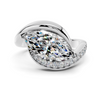 Marquise Cut Modern Twist Ring Setting