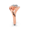 Marquise Cut Modern Twist Ring Setting