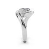 Marquise Cut Modern Twist Ring Setting