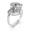 Dual Pear Diamond Setting