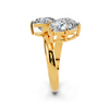 Dual Pear Diamond Setting