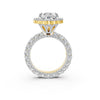 Timeless Pear Halo Ring Setting